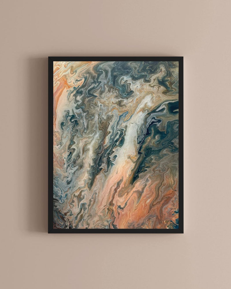 Acrylbild in Fluid Art Technik – Workshop Speicherstadt Produkt