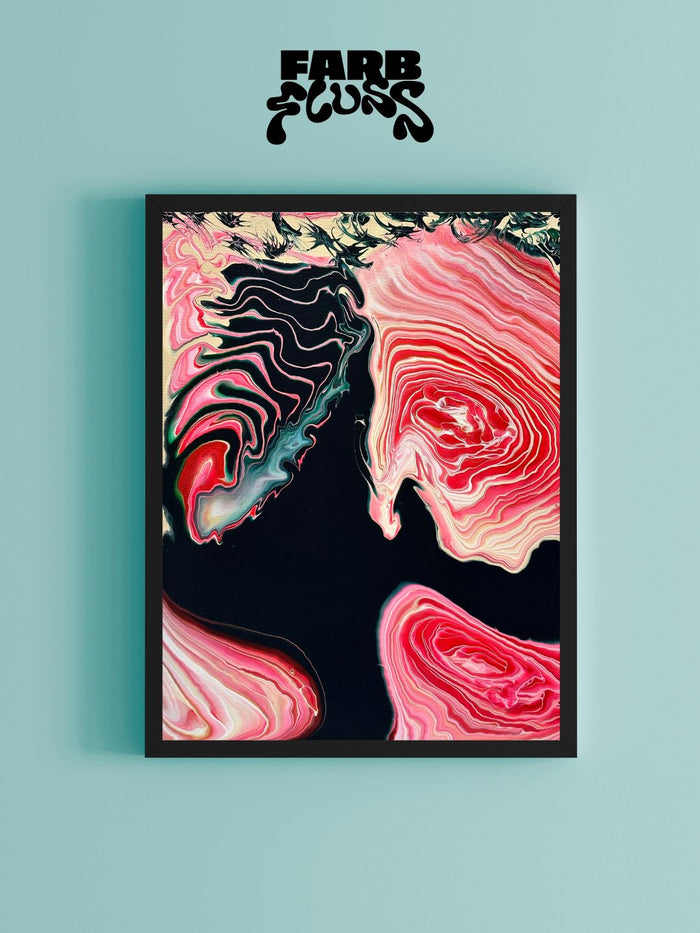 Gegossenes Acrylbild aus dem Farbfluss Atelier – Produkt