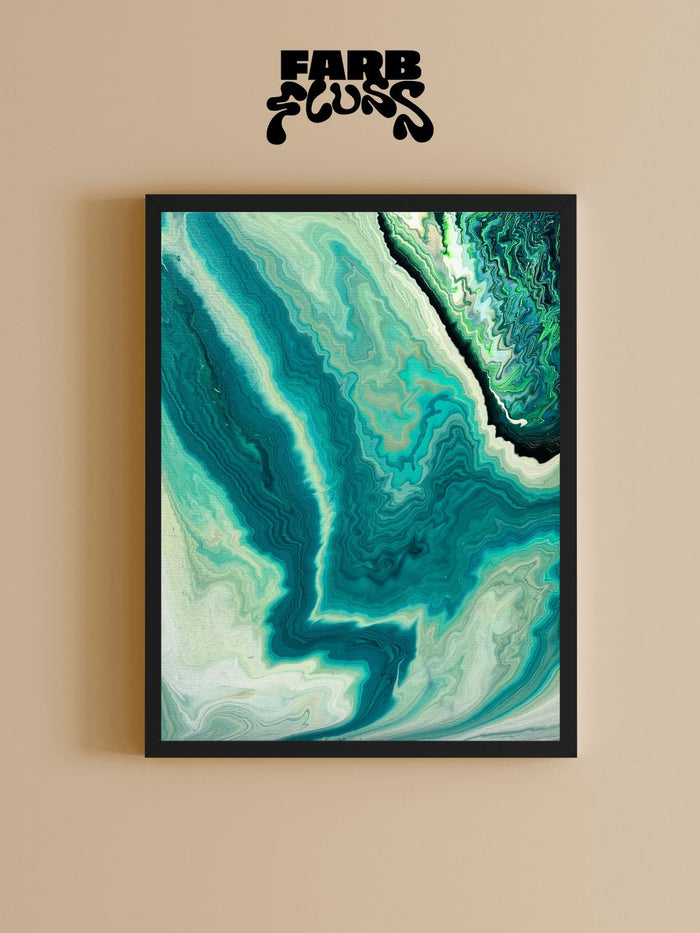Fluid Painting auf Leinwand – Acryl Pouring Produkt