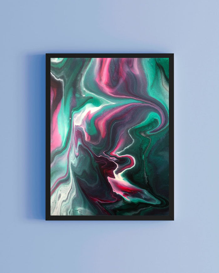 Acryl Pouring Kunstwerk als Unikat – Produkt