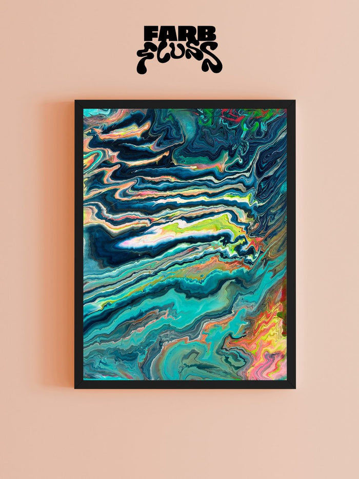 Pouring Art mit Acrylfarben – Teilnehmer-Unikat Produkt