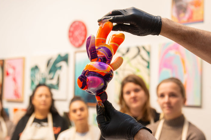 Paint your Bear workshop Prozess kurs