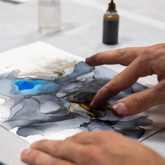 Alcohol Ink Grundkurs - Farbfluss Atelier