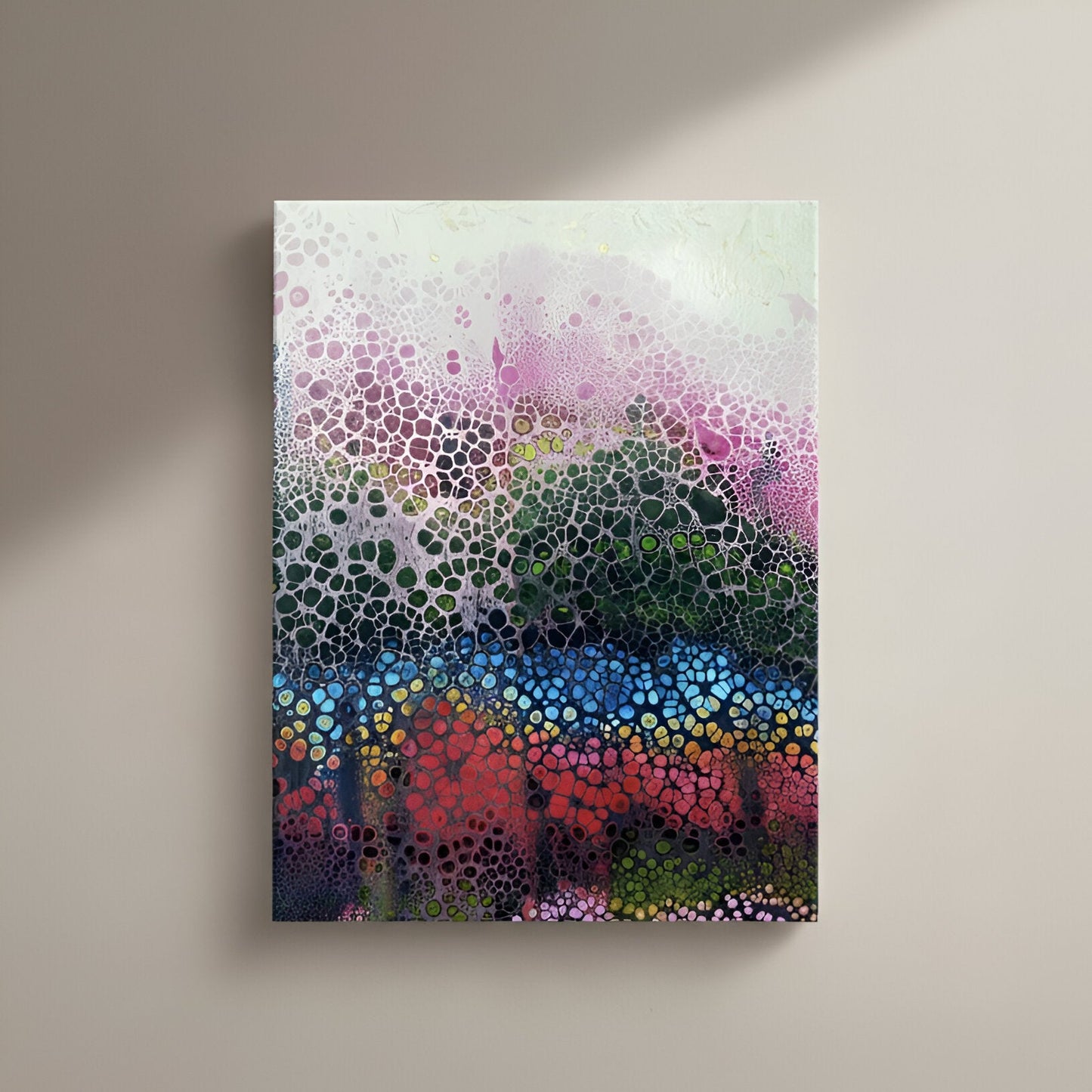 Pouring Special - Zellen - Farbfluss Atelier