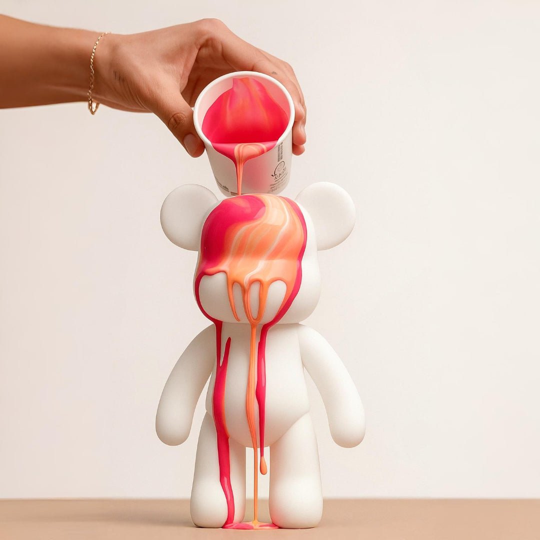 Bear Pouring jetzt auch in Hamburg - Farbfluss Atelier