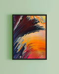 Acryl Pouring Ergebnis produkt