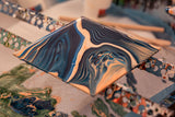 Acryl Pouring Testbild im Kurs