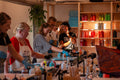 Sonne scheint in den Kurs