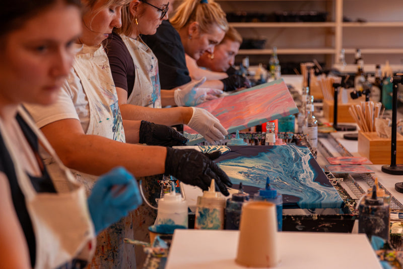 Acryl Pouring Kurs