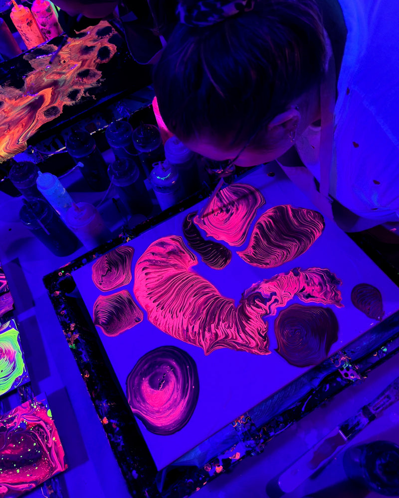 Neon Pouring