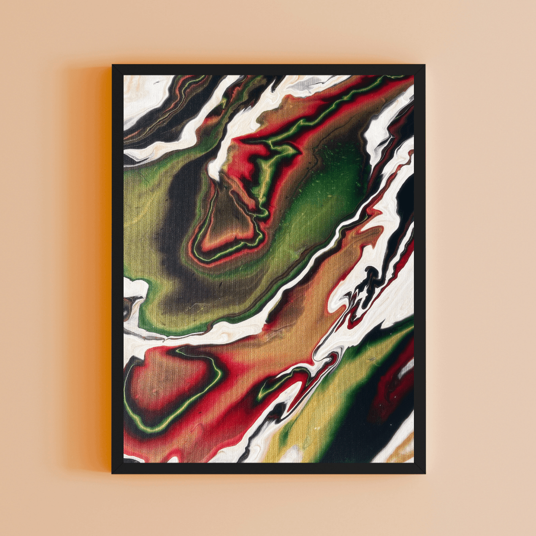 Acryl - Pouring Grundkurs - Farbfluss Atelier