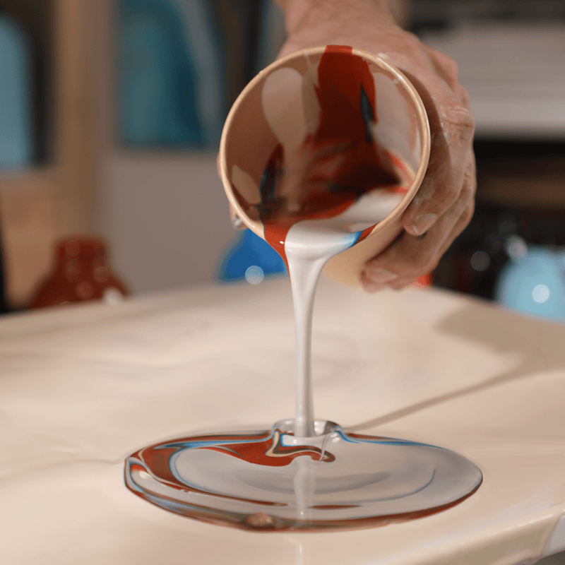 Acryl Pouring Workshop - Farbfluss Atelier