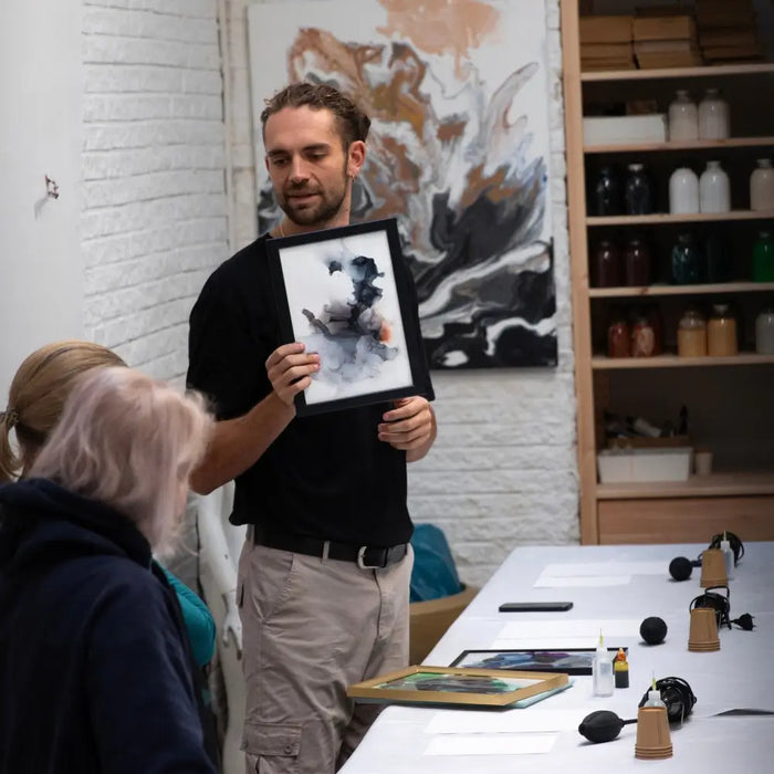 Alcohol Ink Bild wird gezeigt im Kurs
