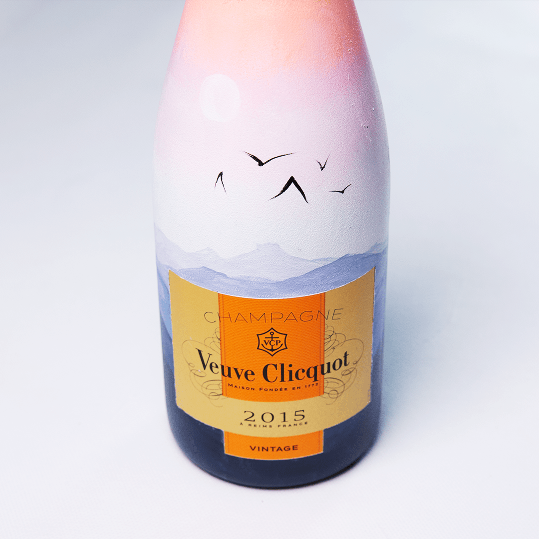 ALSTERHAUS – Paint your Champagne - Farbfluss Atelier