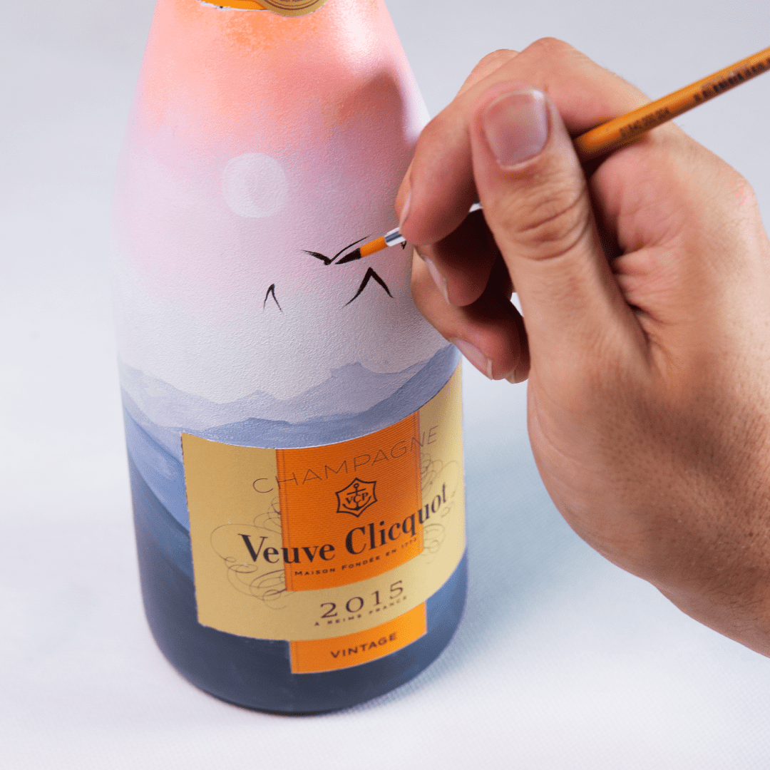 ALSTERHAUS – Paint your Champagne - Farbfluss Atelier