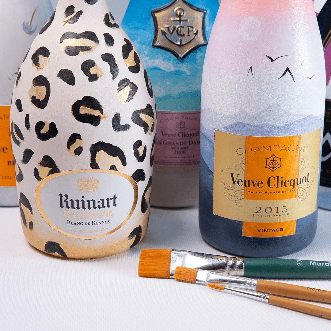 ALSTERHAUS – Paint your Champagne - Farbfluss Atelier