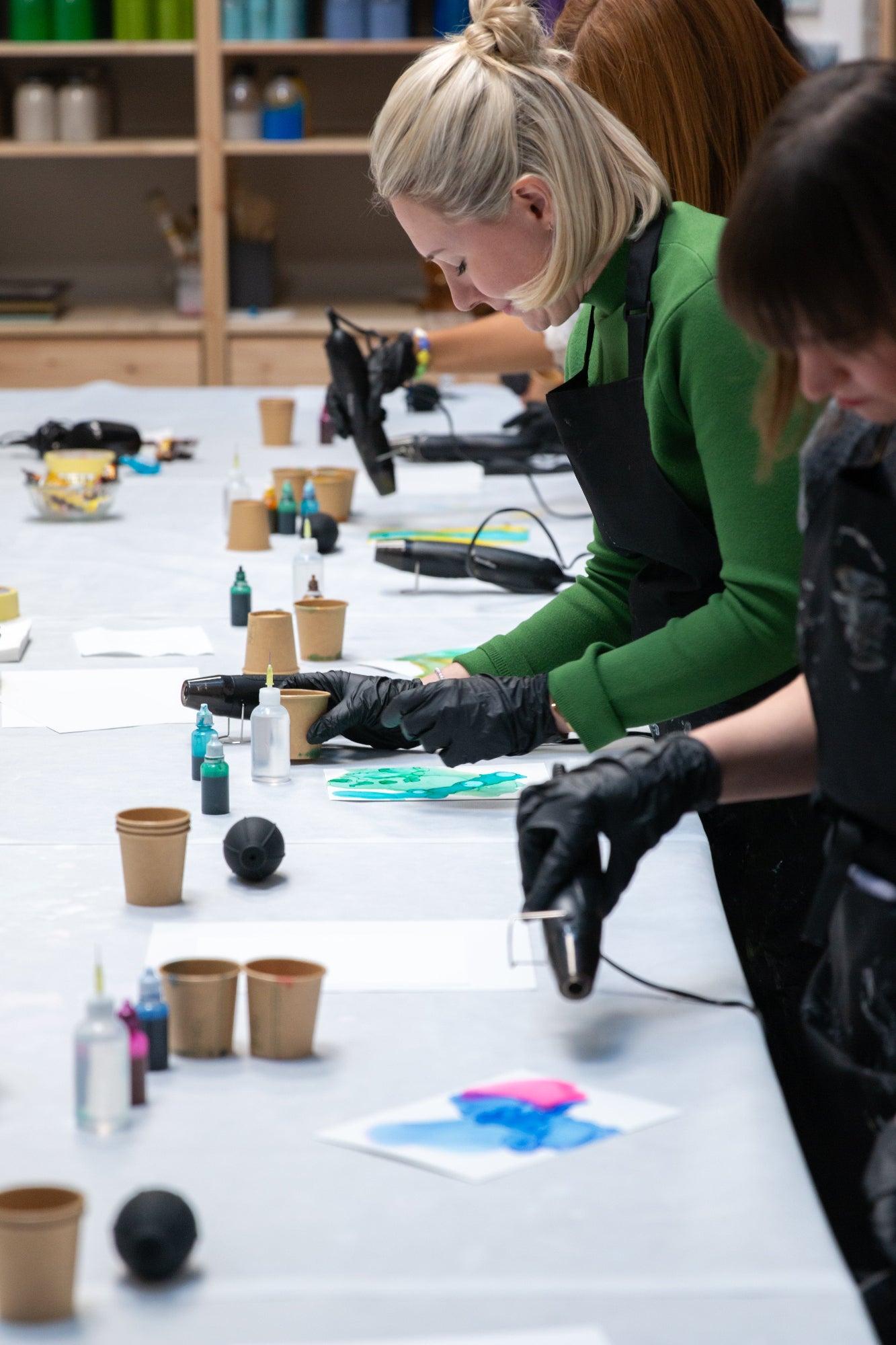Abstrakter Kunstworkshop Kurs