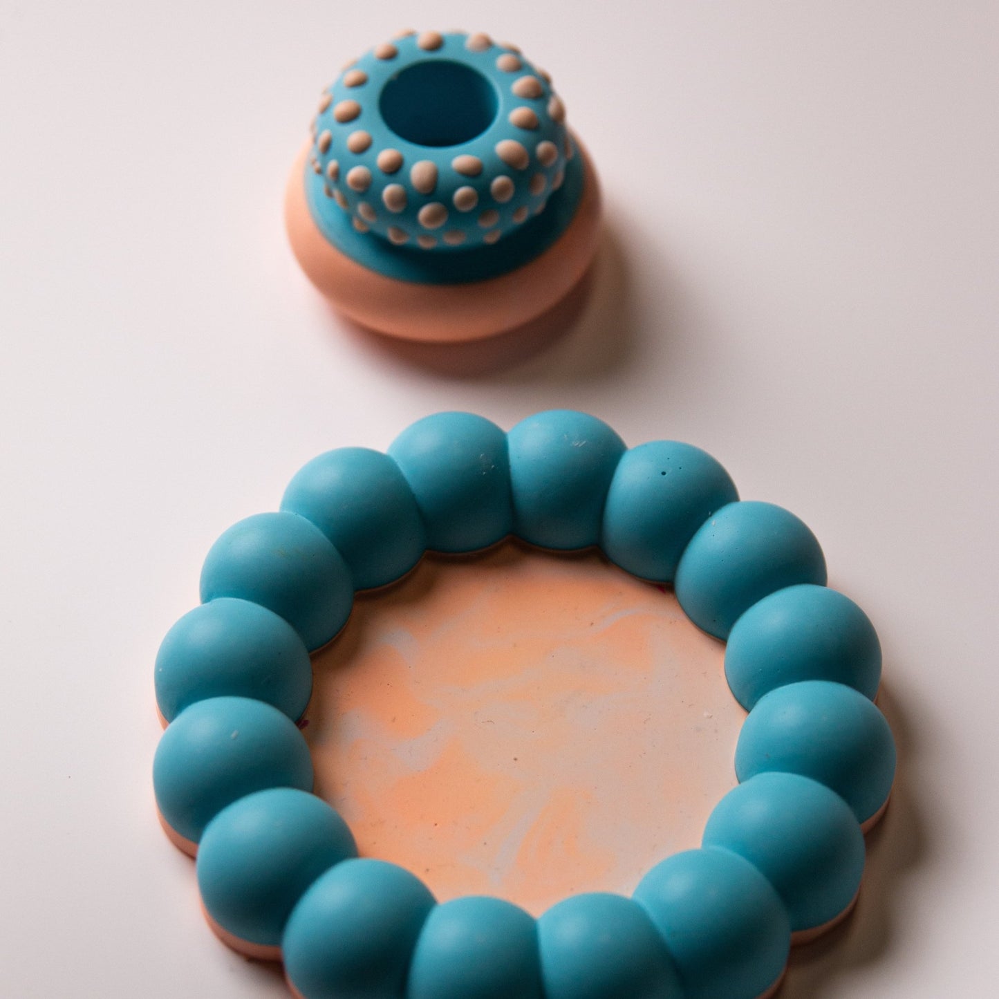 Jesmonite gießen - Farbfluss Atelier