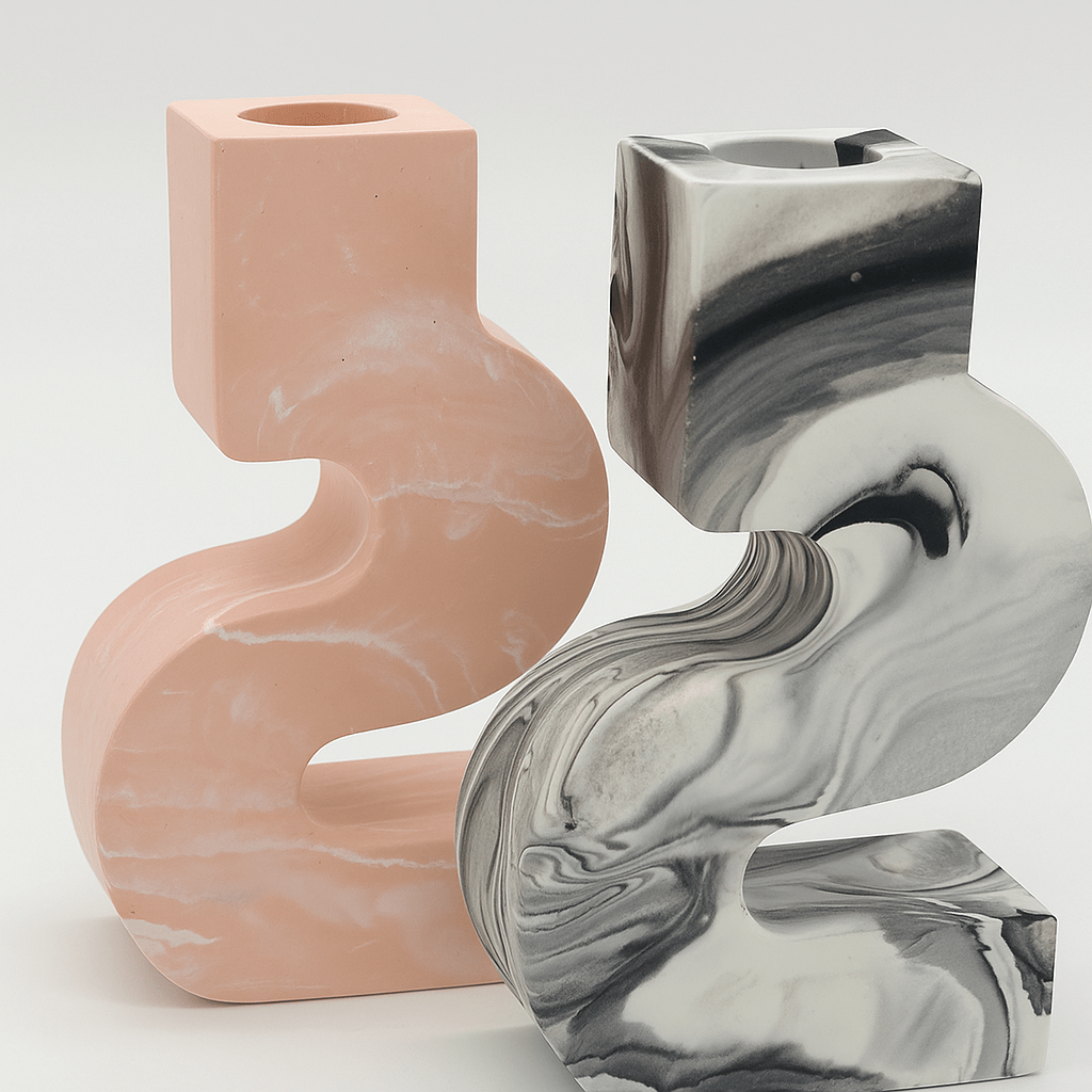 Jesmonite gießen - Farbfluss Atelier