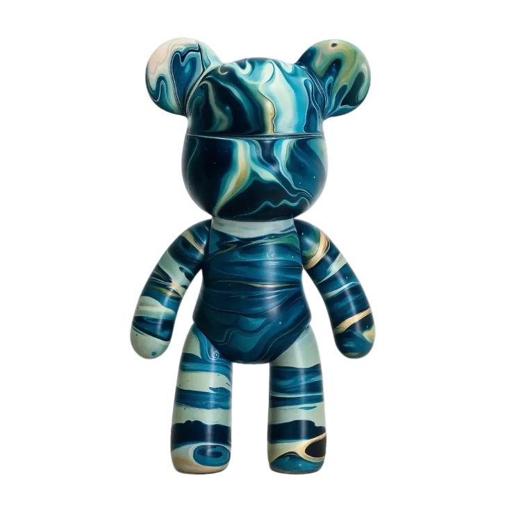 Fluid Bear in Blau