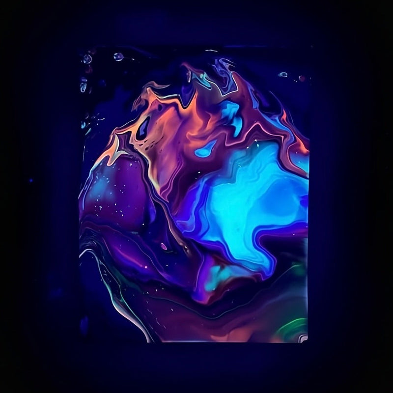 Pouring Special - Neon Night - Farbfluss Atelier