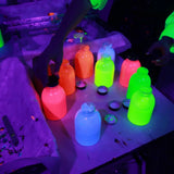 Bunte Farben im UV Licht