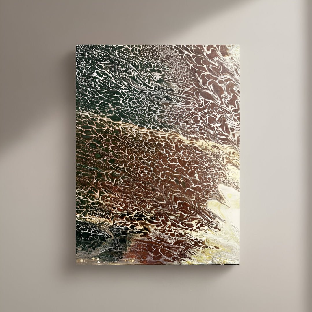 Pouring Special - Zellen - Farbfluss Atelier