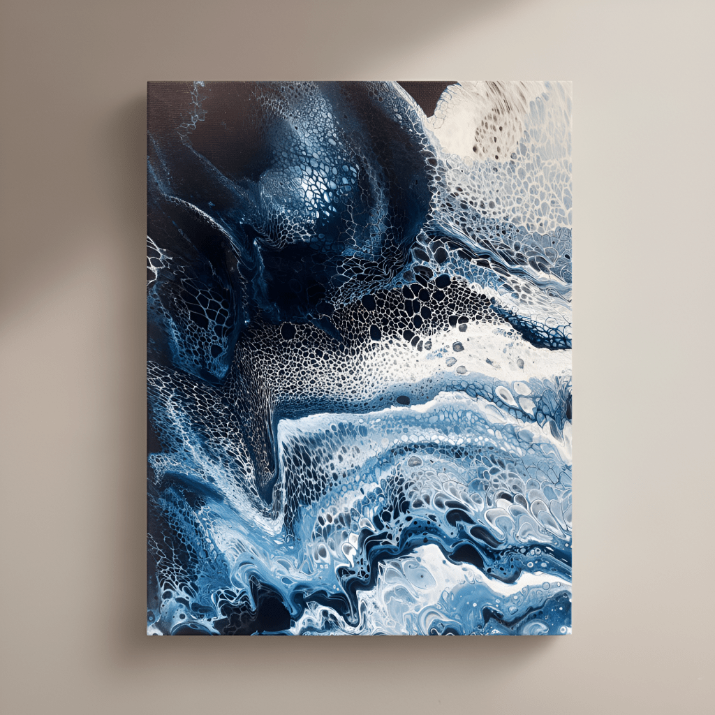 Pouring Special - Zellen - Farbfluss Atelier