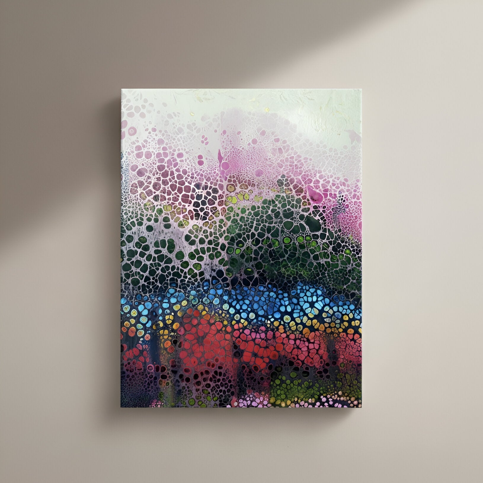 Pouring Special - Zellen - Farbfluss Atelier