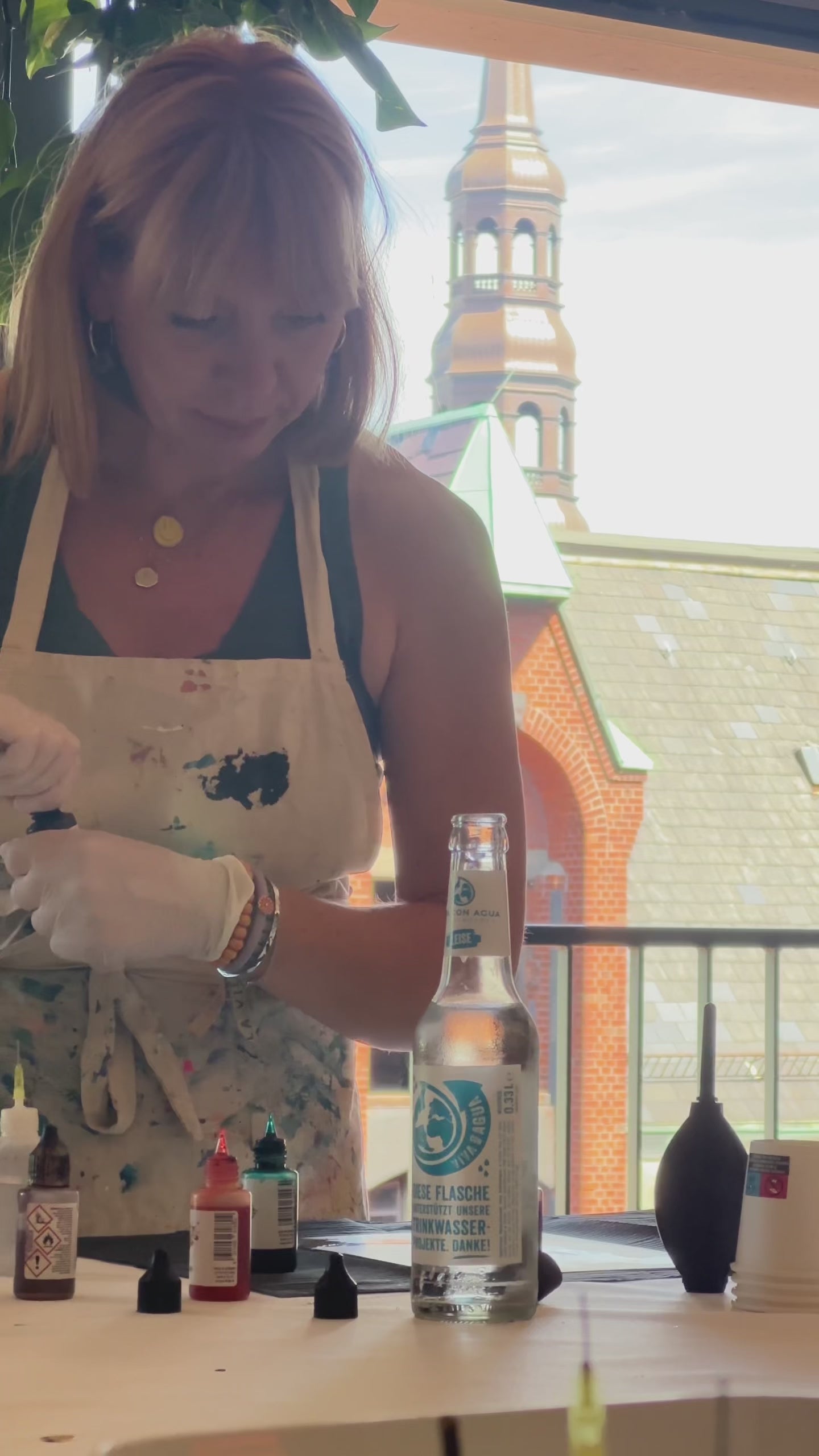 Alcohol Ink Workshop #mobile