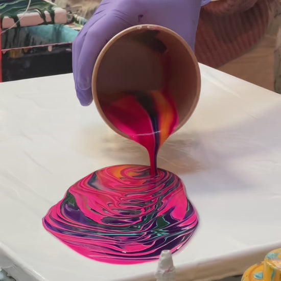 #mobile video acryl Pouring workshop 
