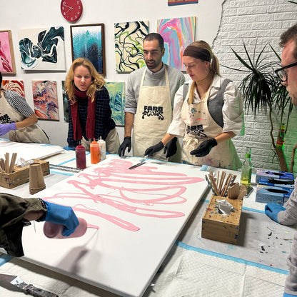 XXL Pouring - Farbfluss Atelier